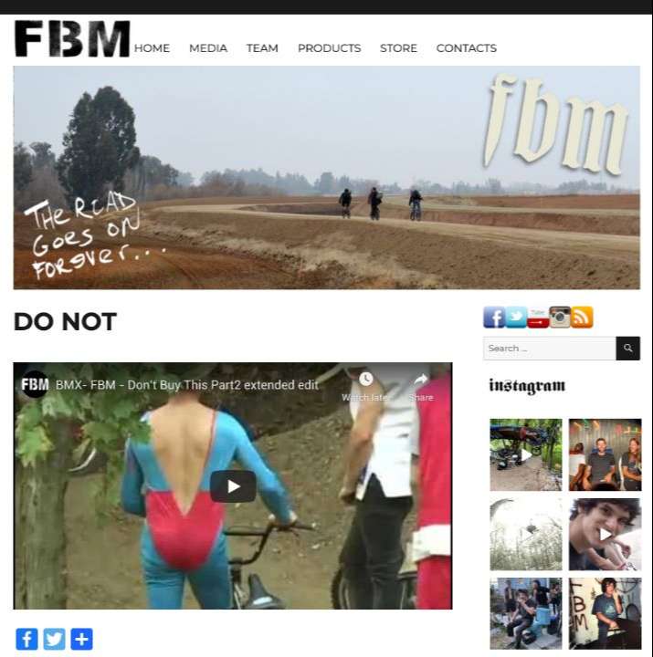 Bicycling newsletter website