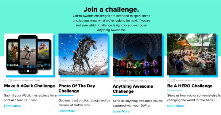 GoPro professional riders