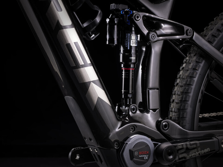 rear shocks on the electric trek rail