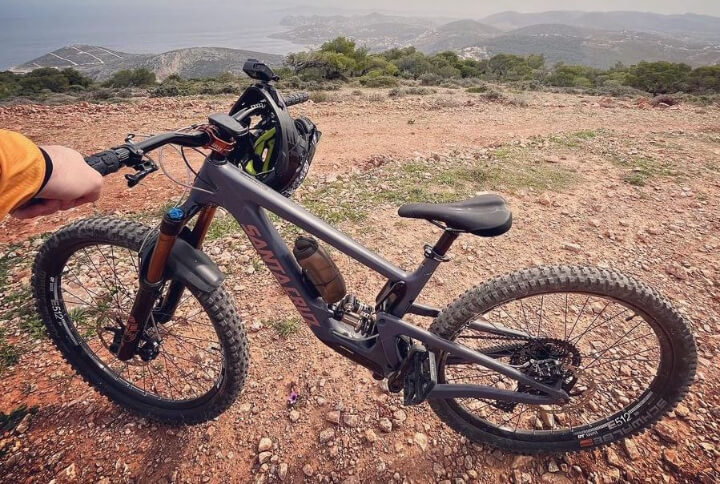 santa cruz heckler electric mountain bike